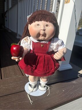 Cabbage patch kids ceramic face and arm